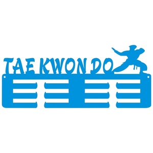 Κρεμάστρα Μεταλλίων απο MDF 40x17 TAE KWON DO - κρεμάστρες - 2