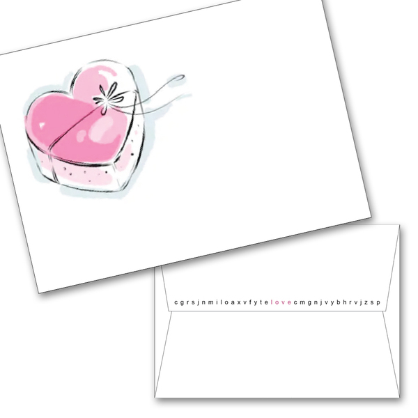 Κάρτα με φάκελο για ερωτευμένους - Άγιος Βαλεντίνος #2 - επέτειος, χιουμοριστικό, ζευγάρια, αγ. βαλεντίνου, ευχετήριες κάρτες - 2