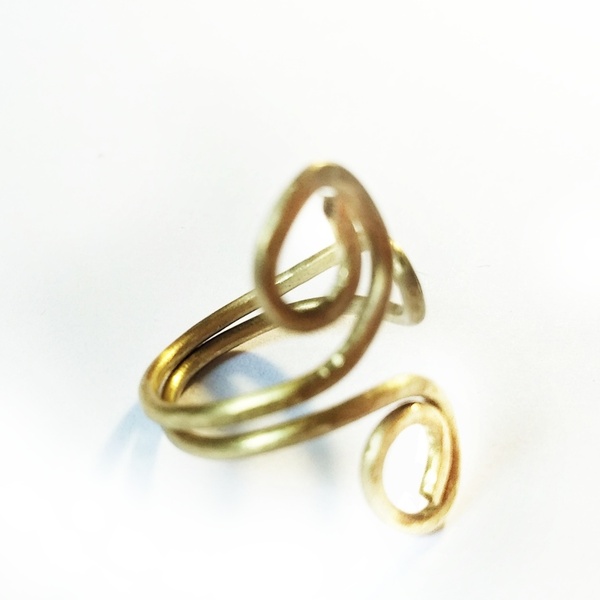 Δαχτυλίδι ορείχαλκου 'αρχαιοελληνικό' - ορείχαλκος, boho, μεγάλα, αυξομειούμενα, φθηνά - 4