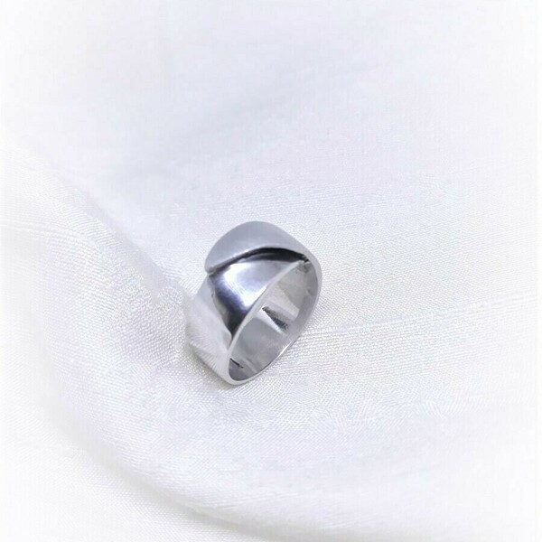 Δαχτυλίδι "βέρα" απο ασήμι 925 επιπλατινωμένο - ασήμι 925, βεράκια, σταθερά, επιπλατινωμένα - 5