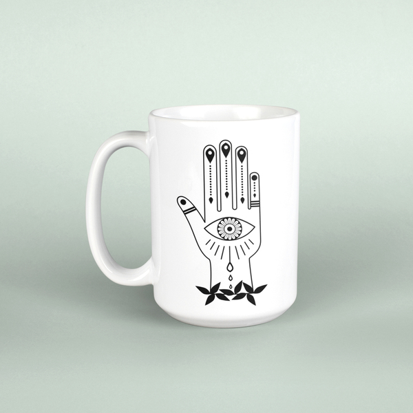 Εκτυπώσιμο σχέδιο "Mystical Hand" - t-shirt, tote - 4