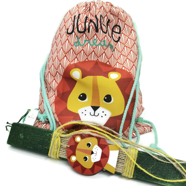 Πασχαλινή Αρωματική Λαμπάδα Λιοντάρι με τσάντα - κορίτσι, αγόρι, λαμπάδες, λιοντάρι, για παιδιά