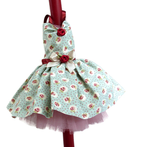 Λαμπάδα με φόρεμα "Κλειώ" Β21 μπορντό 32cm - κορίτσι, λαμπάδες, μπαλαρίνες, για παιδιά - 4