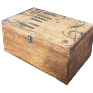 Ξύλινο κουτι με εφέ δέρματος - ξύλο, διακοσμητικά