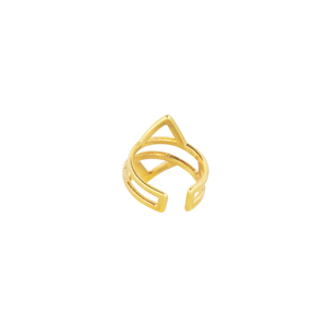 Δαχτυλίδι "Ρόμβος" - επάργυρα, γεωμετρικά σχέδια, μικρά, boho, αυξομειούμενα, φθηνά - 5