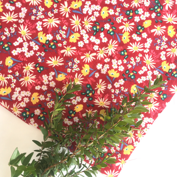 Κερομάντηλο, Beeswax Wrap Bread XL - λουλουδάτο, πασχαλινή διακόσμηση, πασχαλινά δώρα - 2