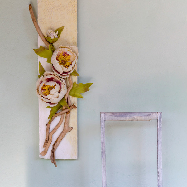 Διακόσμηση τοίχου με τα πιόνια - λουλούδια, διακοσμητικά - 2