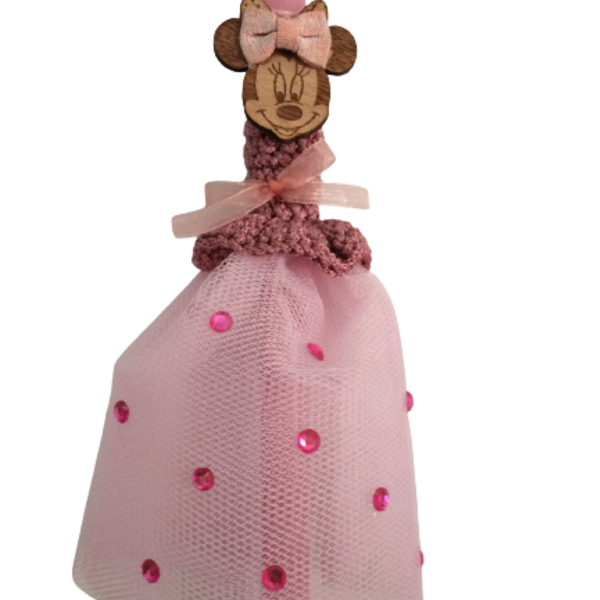 Αρωματική λαμπάδα Ροζ αστραφτερή ποντικίνα - κορίτσι, λαμπάδες, για παιδιά, για μωρά