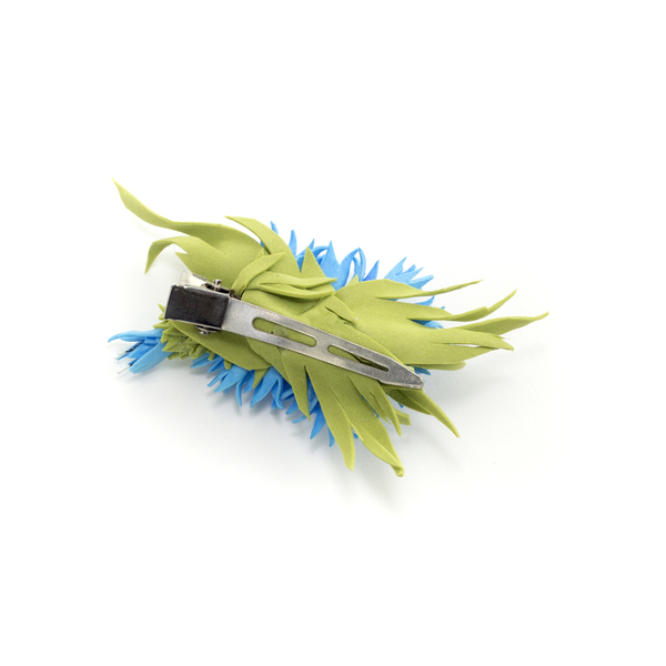 Τσιμπιδάκι μαλλιών με τις κενταύριες - κορίτσι, λουλούδια, για τα μαλλιά, hair clips - 2