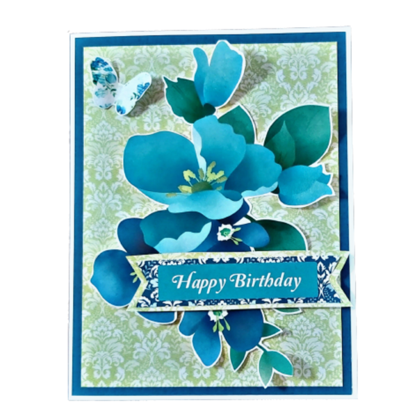 Ευχετήρια κάρτα "Happy Birthday " - χαρτί, γενέθλια, κάρτα ευχών