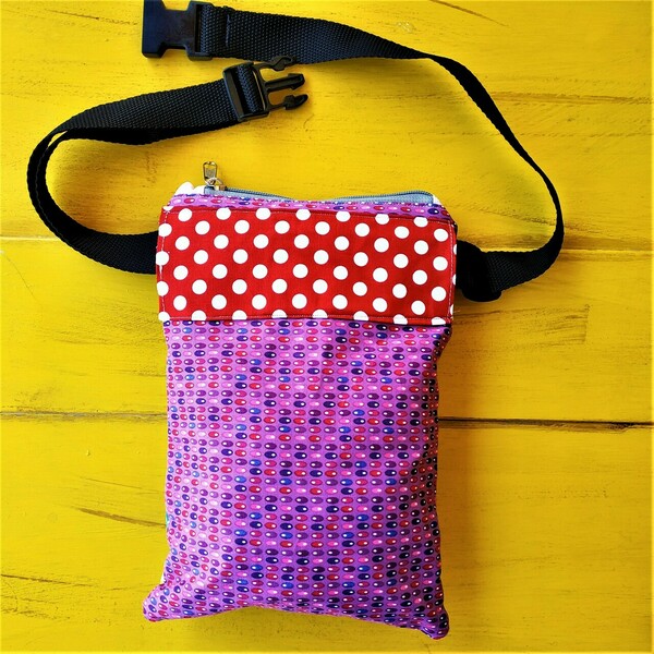 Pocket all around / τσάντα μέσης / τσάντα χιαστί (pock5) - χιαστί, δώρα για δασκάλες, γιορτή της μητέρας, μέσης - 2