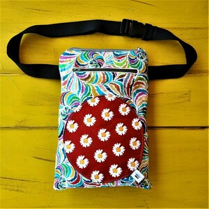 Pocket all around / τσάντα μέσης / τσάντα χιαστί (pock6) - ύφασμα, χιαστί, δώρα για δασκάλες, μέσης - 4