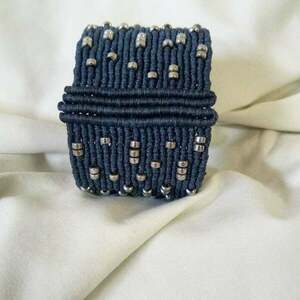 Unisex macrame cuff - μακραμέ - 3