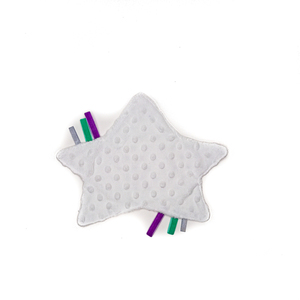 Πανάκι παρηγοριάς- Taggie blanket σε σχήμα αστεριού - κορίτσι, αγόρι, πετσέτες - 2