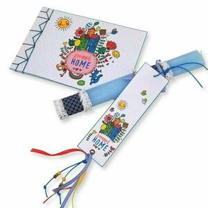 Σημειωματάριο και Λαμπάδα Σελιδοδείκτης SWEET HOME - λουλούδια, λαμπάδες, για παιδιά, για ενήλικες, για εφήβους