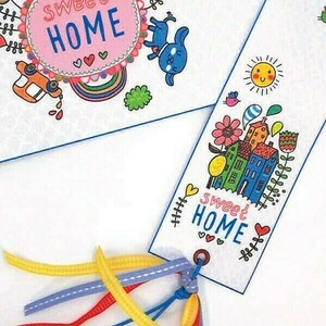 Σημειωματάριο και Λαμπάδα Σελιδοδείκτης SWEET HOME - λουλούδια, λαμπάδες, για παιδιά, για ενήλικες, για εφήβους - 2