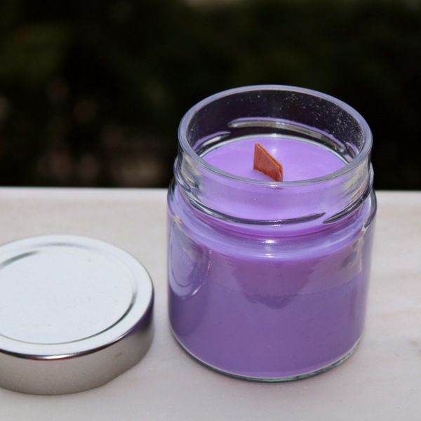 Κερί σόγιας με άρωμα Μέλι Γιασεμί (μεσαίο) - αρωματικά κεριά - 3