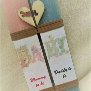 "Mummy & Daddy to be" για ζευγάρια! - λαμπάδες, ζευγάρια