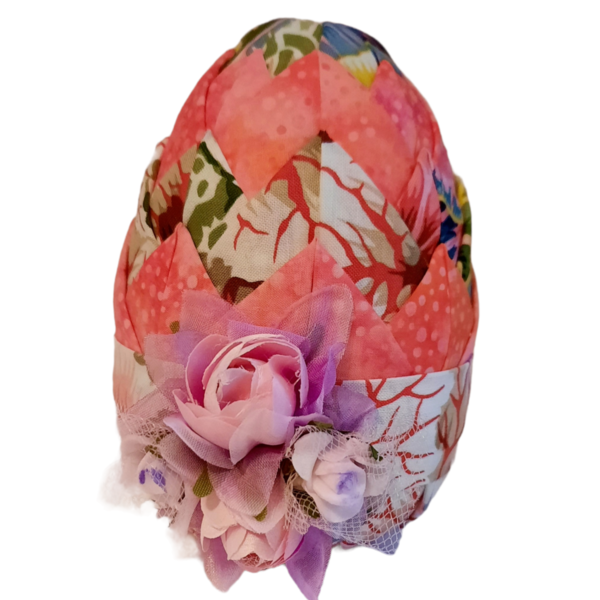 Διακοσμητικό Πασχαλινό αυγό σε αποχρώσεις του ροζ, με ύψος 12cm - διακοσμητικά, πασχαλινά αυγά διακοσμητικά, πασχαλινή διακόσμηση, πασχαλινά δώρα