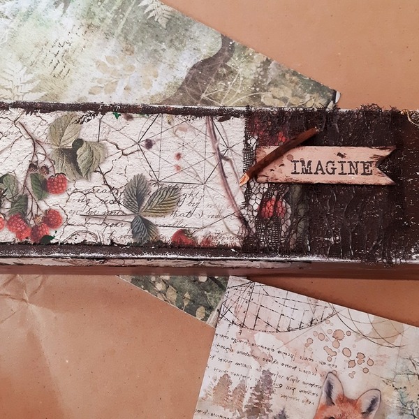 Λαμπάδα Nature, με ξυλινο κουτί χειροποίητο - λαμπάδες, για ενήλικες, για εφήβους - 4