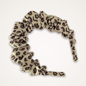 Leopard Scrunchie Headband - στέκες