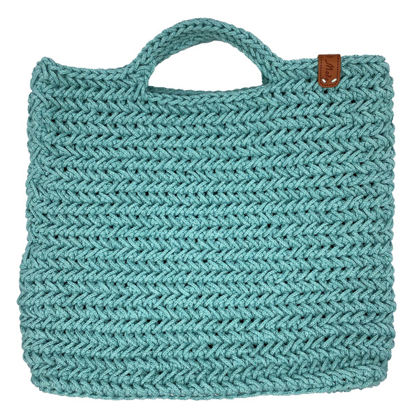 Πλεκτή τσάντα σε 24 χρώματα - νήμα, χειρός, tote, πλεκτές τσάντες, μικρές