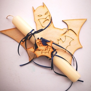 Πασχαλινή Λαμπάδα batman - αγόρι, λαμπάδες, για παιδιά, σούπερ ήρωες, ήρωες κινουμένων σχεδίων