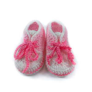 Πλεκτά ροζ παπούτσια για μωρά/ σπορτέξ / 0-12/ Crochet pink booties for a babies/ sneakers - κορίτσι, δώρα για μωρά, βρεφικά ρούχα