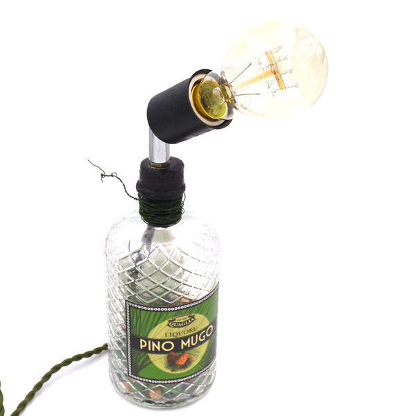 Φωτιστικό - μπουκάλι Pino Mugo - πορτατίφ, διακόσμηση, διακοσμητικά μπουκάλια
