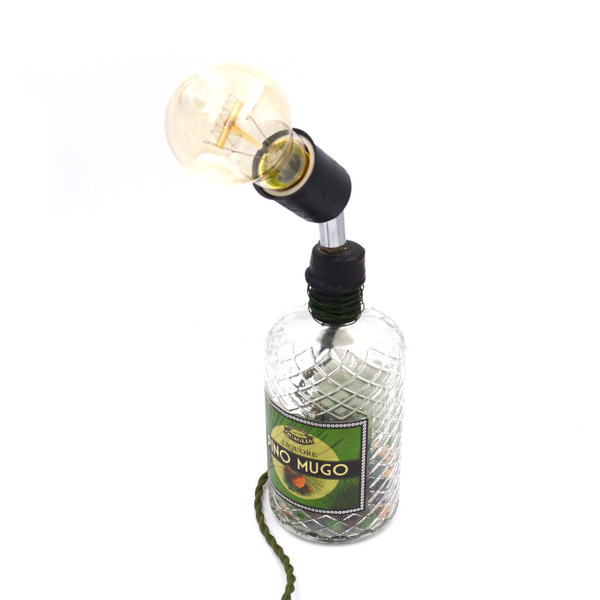 Φωτιστικό - μπουκάλι Pino Mugo - πορτατίφ, διακόσμηση, διακοσμητικά μπουκάλια - 2