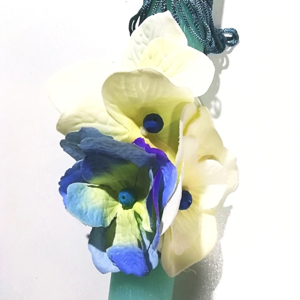 Γυναικεία λαμπάδα αρωματική βεραμαν με λουλούδια - κορίτσι, λαμπάδες, για ενήλικες, για εφήβους - 2