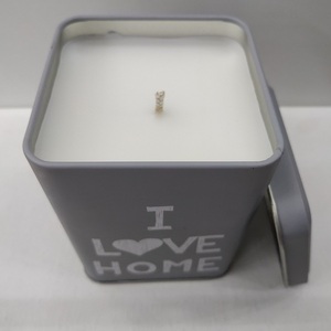 Αρωματικό κερί σε μεταλλικό δοχείο γκρί με καπάκι-Νο 3 19cmX10cm - αρωματικά κεριά