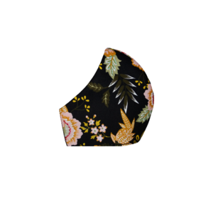 194.Μάσκα Εμπριμέ-Floral-2πλής όψεως-πολλαπλών χρήσεων-No194-LW. - βαμβάκι, διπλής όψης, φλοράλ, δερματολογικά ελεγμένη, μάσκες προσώπου