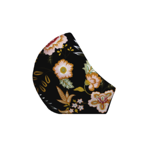 194.Μάσκα Εμπριμέ-Floral-2πλής όψεως-πολλαπλών χρήσεων-No194-LW. - βαμβάκι, φλοράλ, μάσκες προσώπου - 3