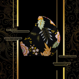 194.Μάσκα Εμπριμέ-Floral-2πλής όψεως-πολλαπλών χρήσεων-No194-LW. - βαμβάκι, φλοράλ, μάσκες προσώπου - 5
