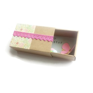 Ευχετήρια Κάρτα in a ΒΟΧ ♥ ΜatchBOX Happy Easter Πεταλούδα Λαγός από Χαρτί 7,6 x 12,3 x 4,9 cm. - διακοσμητικά, για ενήλικες, για εφήβους, ζωάκια - 2