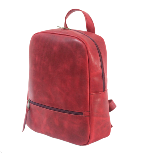 Σακίδιο Backpack κόκκινο - δέρμα, πλάτης, all day