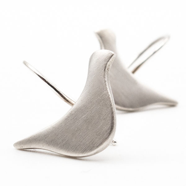 Σκουλαρίκια κρεμαστά ασήμι 925 "πουλιά" - ασήμι, καθημερινό, μικρά, κρεμαστά