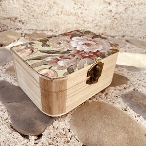 Κουτί κοσμημάτων διακοσμητικό- romantic heart - ξύλο, κουτί, κουτιά αποθήκευσης - 4