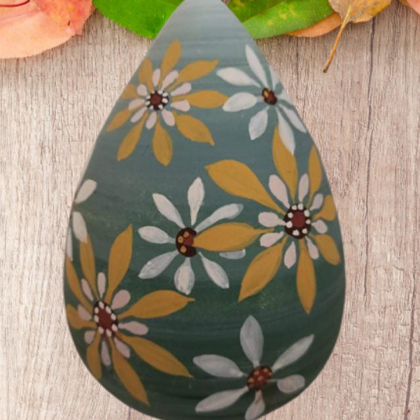 Κεραμικό αυγό ζωγραφισμένο στο χέρι - κεραμικό, διακοσμητικά, πασχαλινά αυγά διακοσμητικά, για ενήλικες - 2