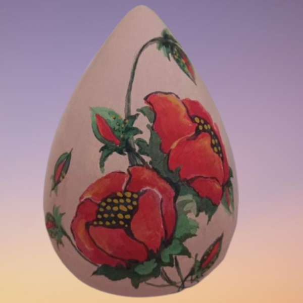 Αυγό κεραμικό, χειροποίητο, ζωγραφισμένο - ζωγραφισμένα στο χέρι, κεραμικό, διακοσμητικά, πασχαλινά αυγά διακοσμητικά, για ενήλικες - 2