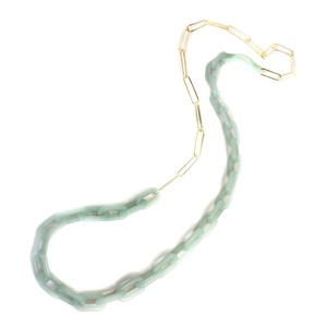 2 chains long necklace - αλυσίδες, γυναικεία, μακριά, ατσάλι, επιχρυσωμένο στοιχείο - 3