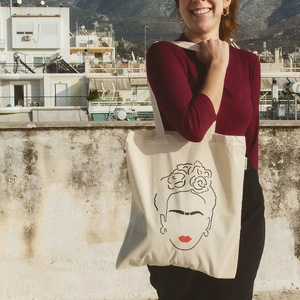 Tote Bag Mexicana Organic Cotton - ύφασμα, ώμου, all day, tote, πάνινες τσάντες - 3