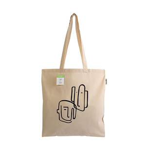 Tote Bag Faces Organic Cotton - ύφασμα, ώμου, all day, tote, πάνινες τσάντες