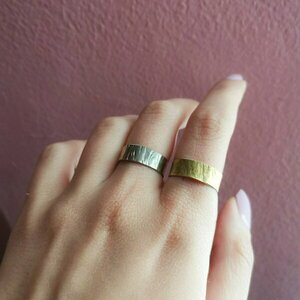 "Dasy" δαχτυλίδι βεράκι - ορείχαλκος, αλπακάς, σφυρήλατο, βεράκια, αυξομειούμενα