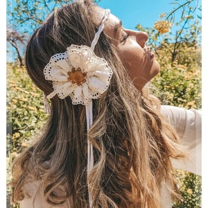 Agate flower headpiece - κορδέλες μαλλιών, είδη γάμου, boho, αχάτης