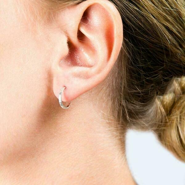 Σκουλαρίκια μικροί κρίκοι, huggie hoop earrings - ασήμι, κρίκοι, καθημερινό, μικρά