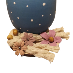Πασχαλινό κεραμικό αυγό με βάση small - διακοσμητικά, πασχαλινά αυγά διακοσμητικά, για ενήλικες, πασχαλινή διακόσμηση, πασχαλινά δώρα - 4