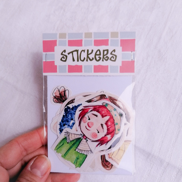 Sticker Pack 1-Illustrated stickers - 10 τμχ. - αυτοκόλλητα, για παιδιά - 3