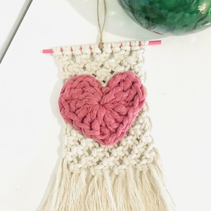 Mini wall hanging macrame - κρεμαστά, διακοσμητικά, δωμάτιο παιδιών - 2